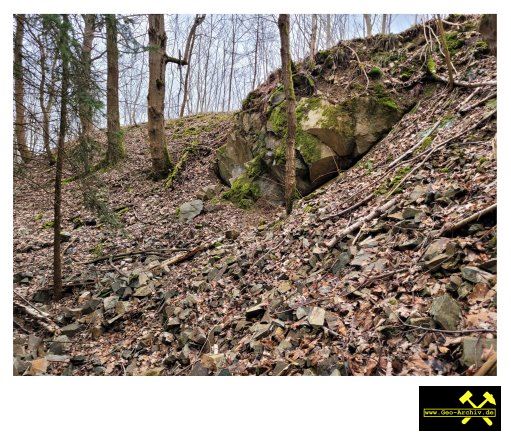 Epidot Fundstelle Diabas-Steinbruch Droeda im Vogtland, Sachsen - 25. Februar 2022 (5).JPG